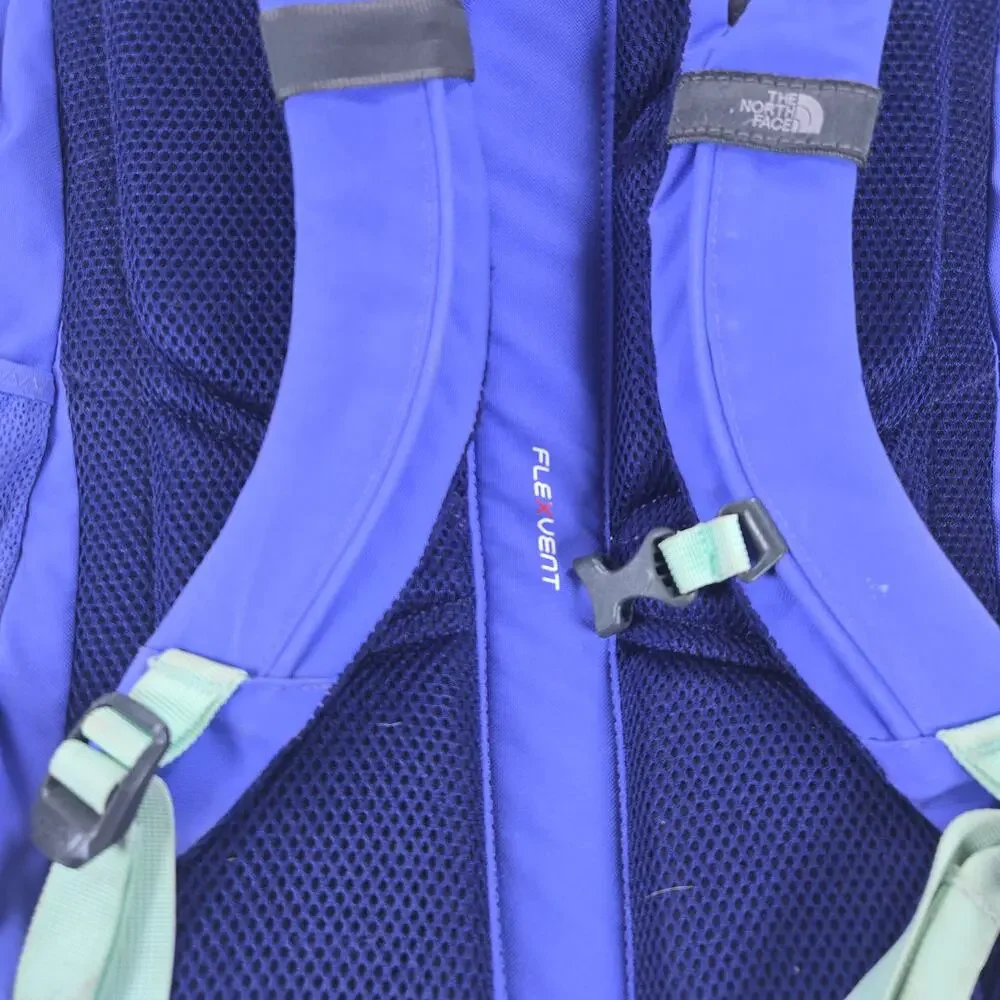 The North Face Vault Purple Teal School Work‎ Travel Flex Vent Backpack